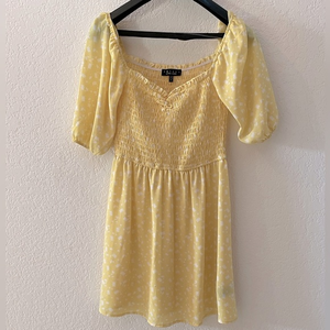 Trixxi‎ yellow Barbiecore junior dress